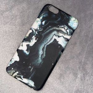 FREE‼️iPhone 6 6s matte ocean/ abstract design/case